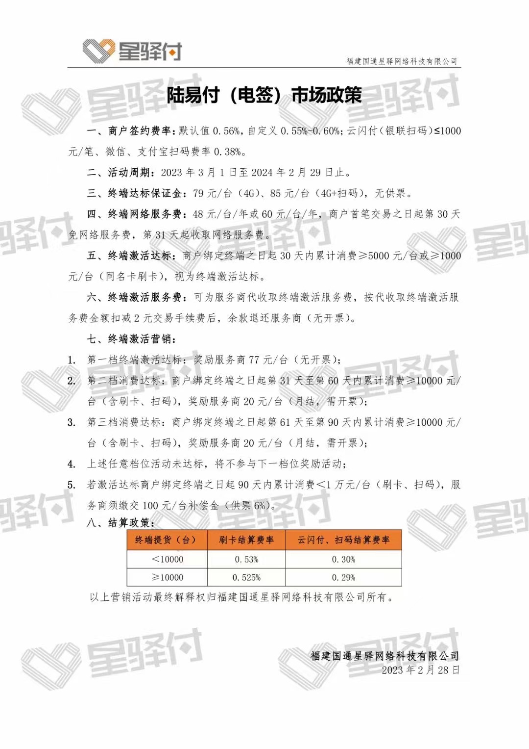 陆易付代理政策